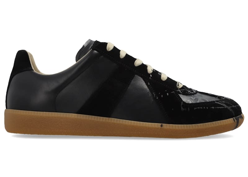 SP14903 Maison Margiela Replica Black Paint Splatter