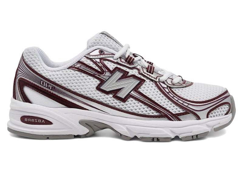 SP422 New Balance 740v2 White Burgundy Silver
