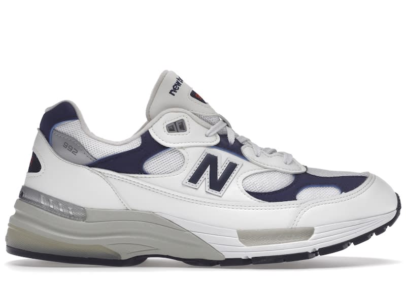 SP7966 New Balance 992 White Navy