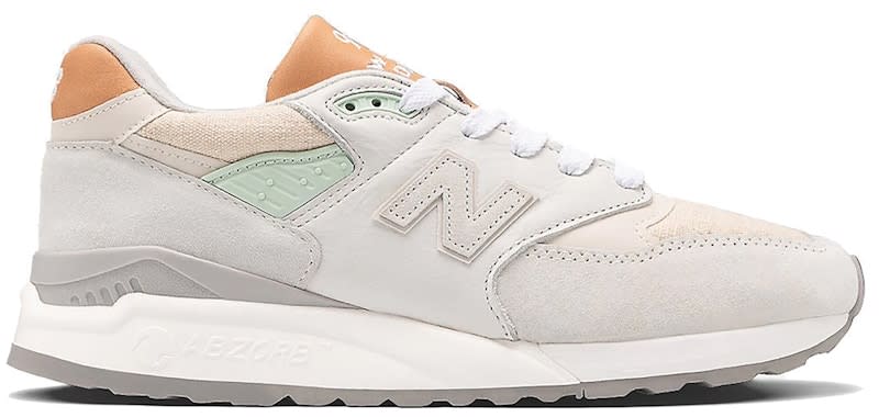 SP10821 New Balance 998 White Tan