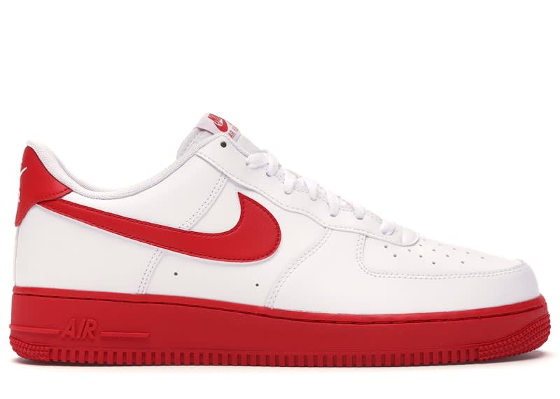 SP9162 Nike Air Force 1 Low White Red Midsole