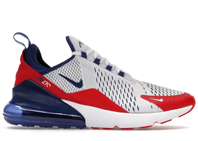SP10817 Nike Air Max 270 USA Blue Air Bubble