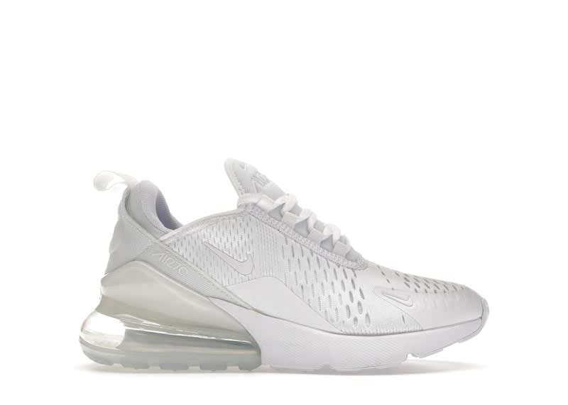 SP1496 Nike Air Max 270 White Metallic Silver (GS)