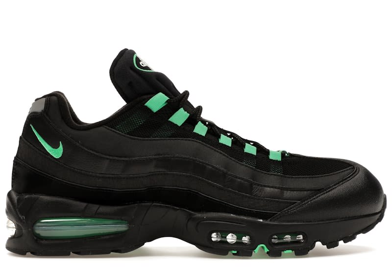 SP11983 Nike Air Max 95 OG Big Bubble Black Green Shock