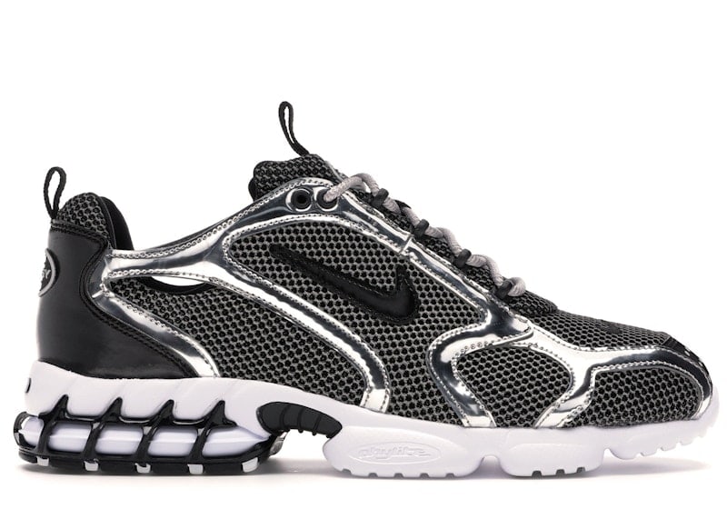 SP13381 Nike Air Zoom Spiridon Cage 2 Stussy Pure Platinum