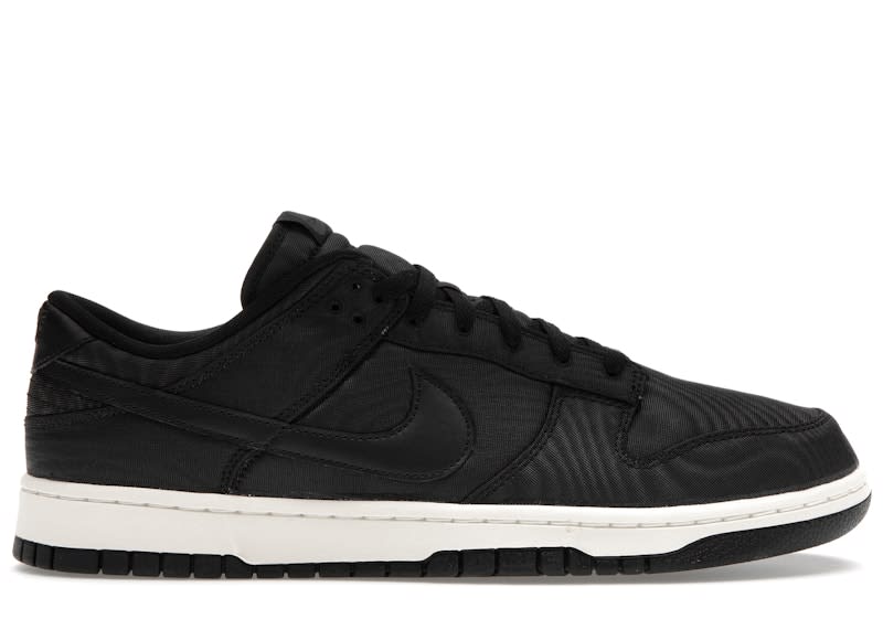 SP15233 Nike Dunk Low Black Canvas