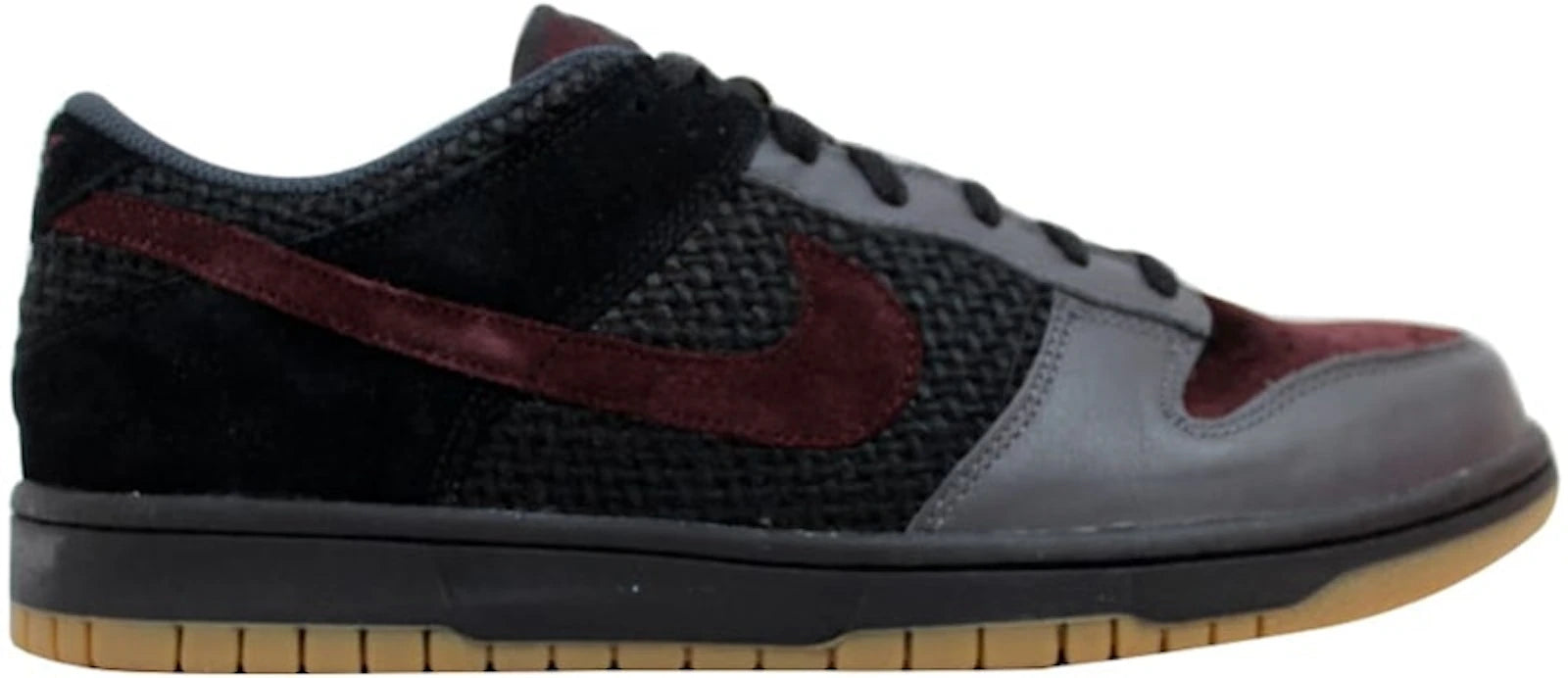 SP16196 Nike Dunk Low CL Black/Deep Bergundy-Anthracite