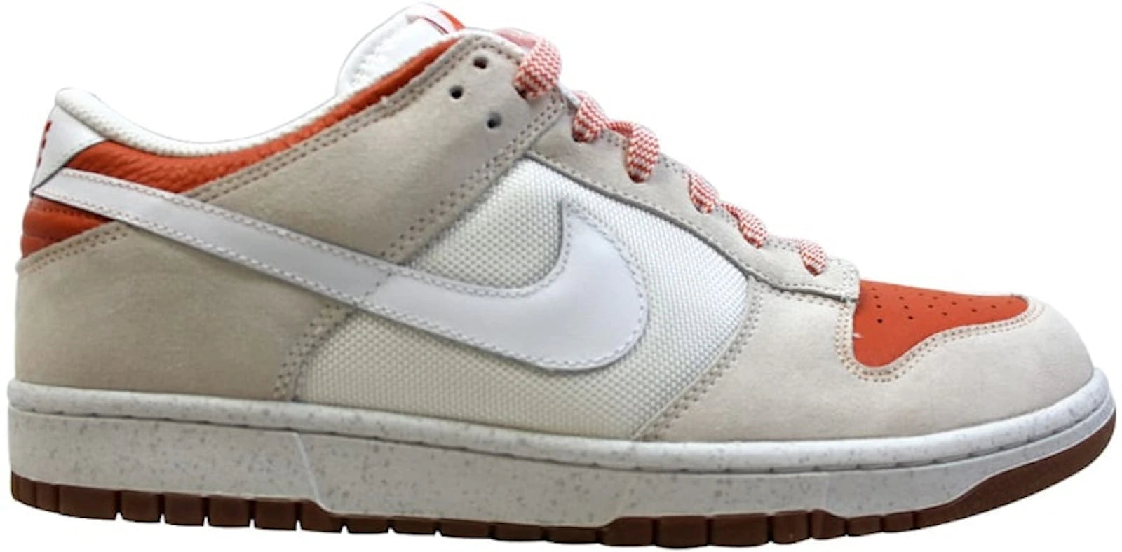 SP16201 Nike Dunk Low Cl White/White-Hoop Orange