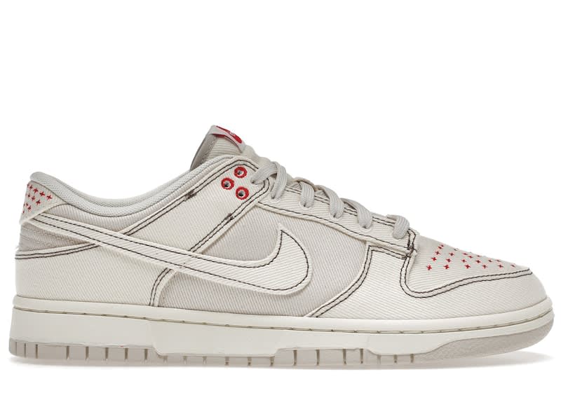 SP12059 Nike Dunk Low Light Orewood Brown Sashiko