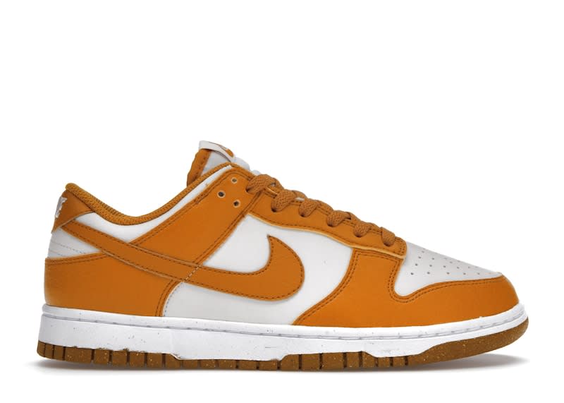 281940 Nike Dunk Low Next Nature Phantom Gold Suede (Women's)