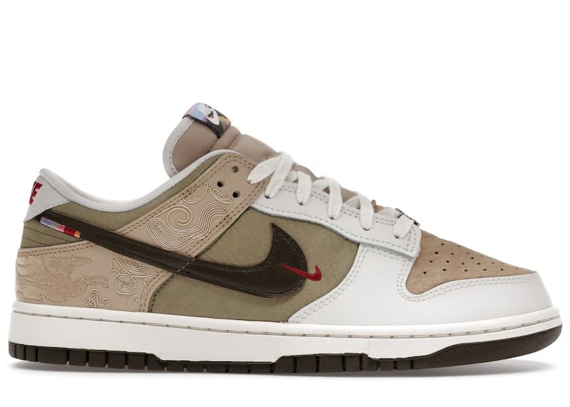 SP9749 Nike Dunk Low Pegasus Pack Linen Phantom