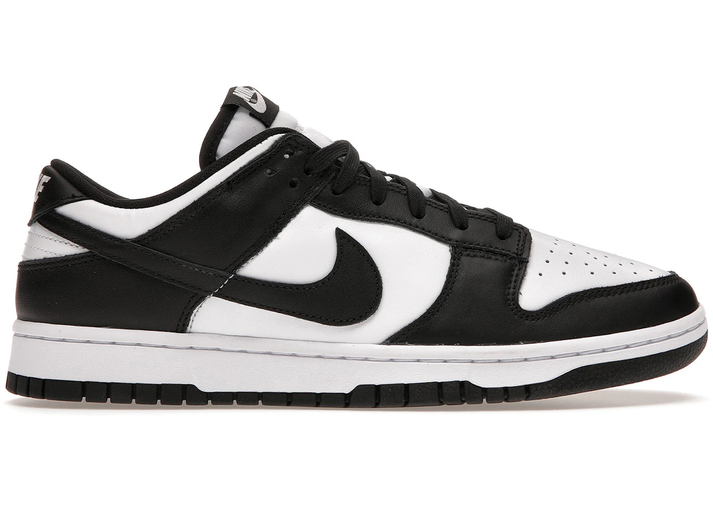 767172 Nike Dunk Low Retro White Black Panda