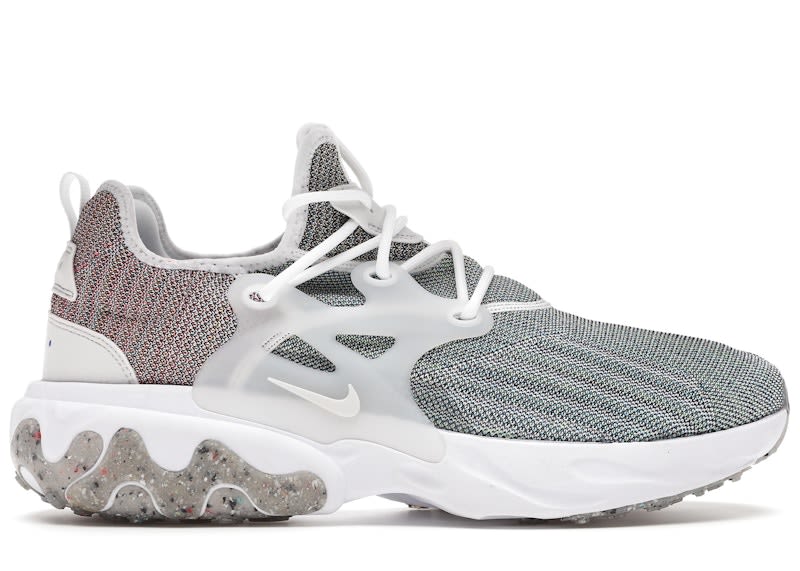 SP9746 Nike React Presto Flyknit Multi White