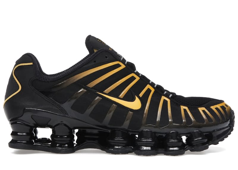 SP14061 Nike Shox TL Black University Gold