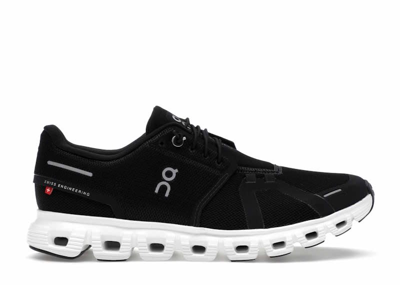 SP10218 On Running Cloud 6 Black White (Women's)