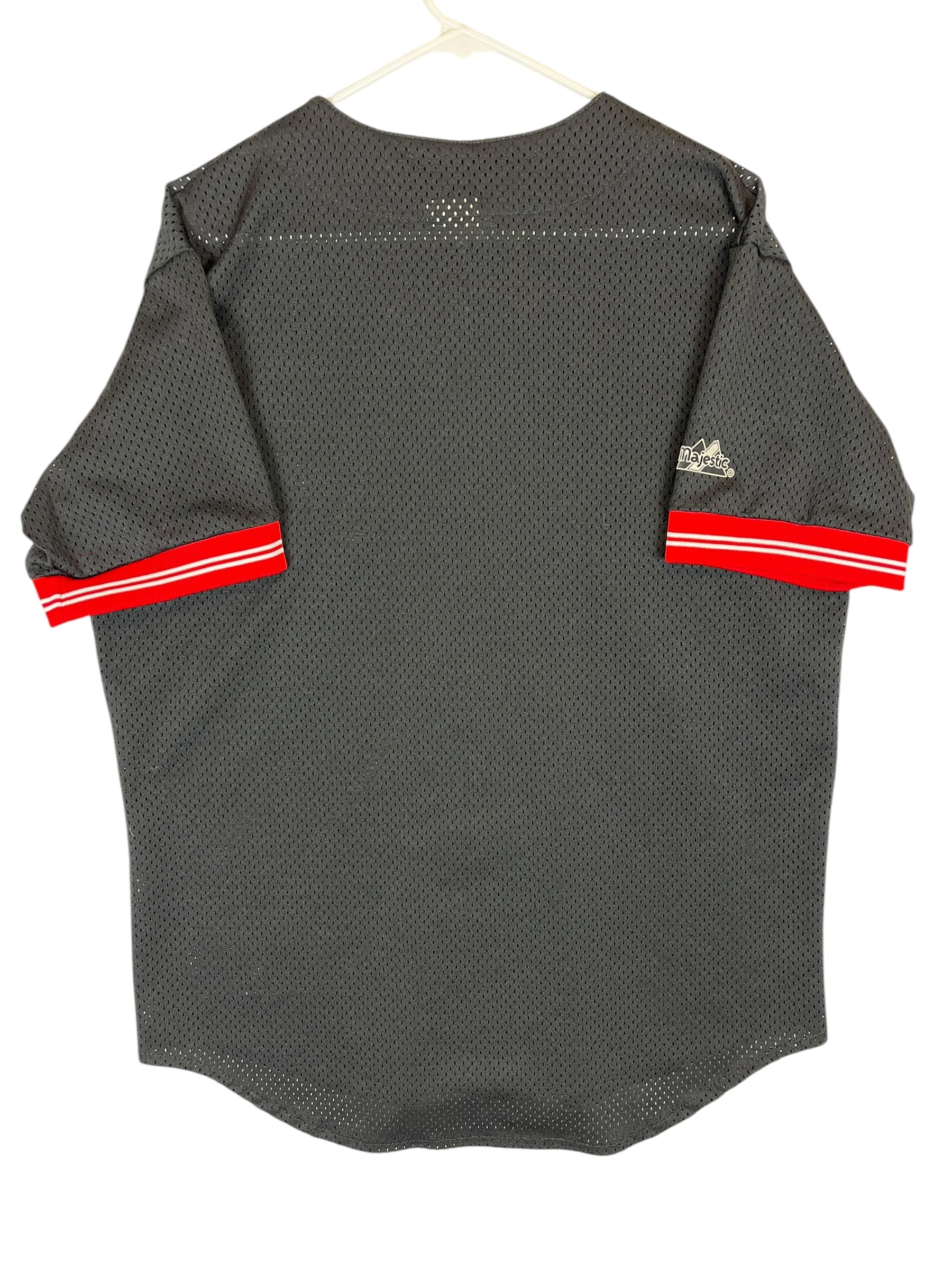 435591 (90s) Philadelphia Phillies Black Alternate Mesh Jersey