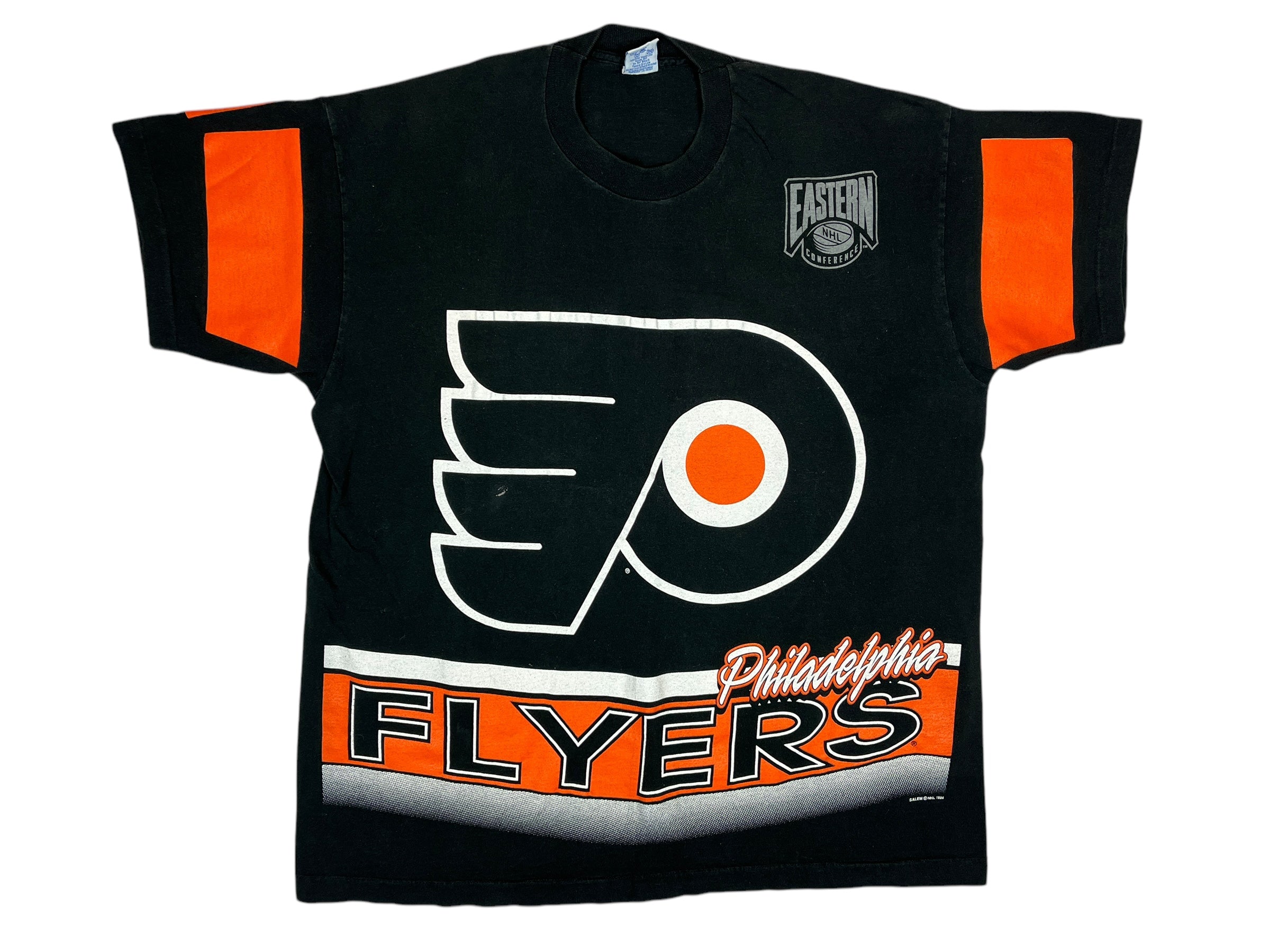 435573 (1994) Philadelphia Flyers All Over Print Salem T-Shirt