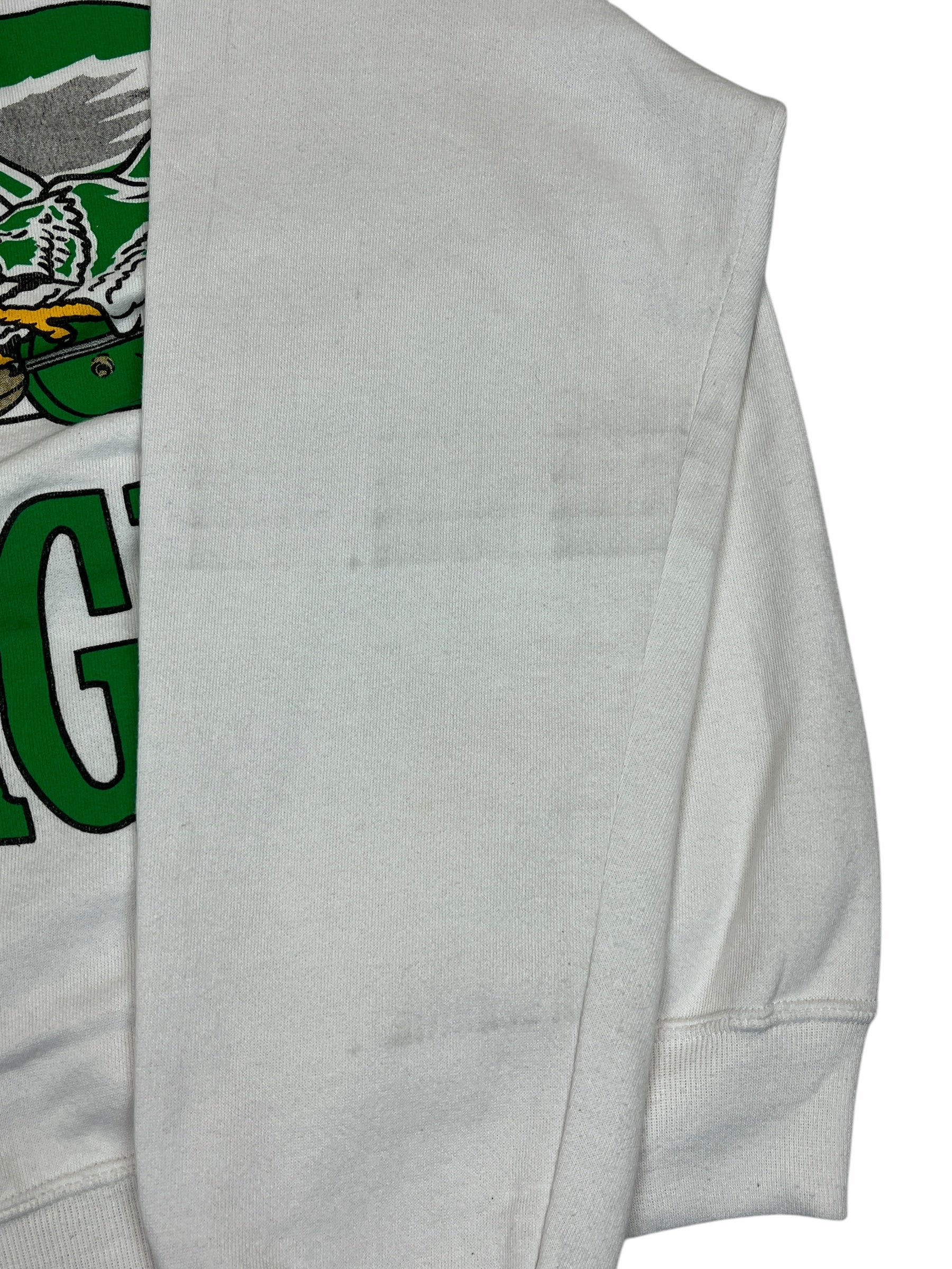 435592 (90s) Philadelphia Eagles Kelly Green / White Crewneck