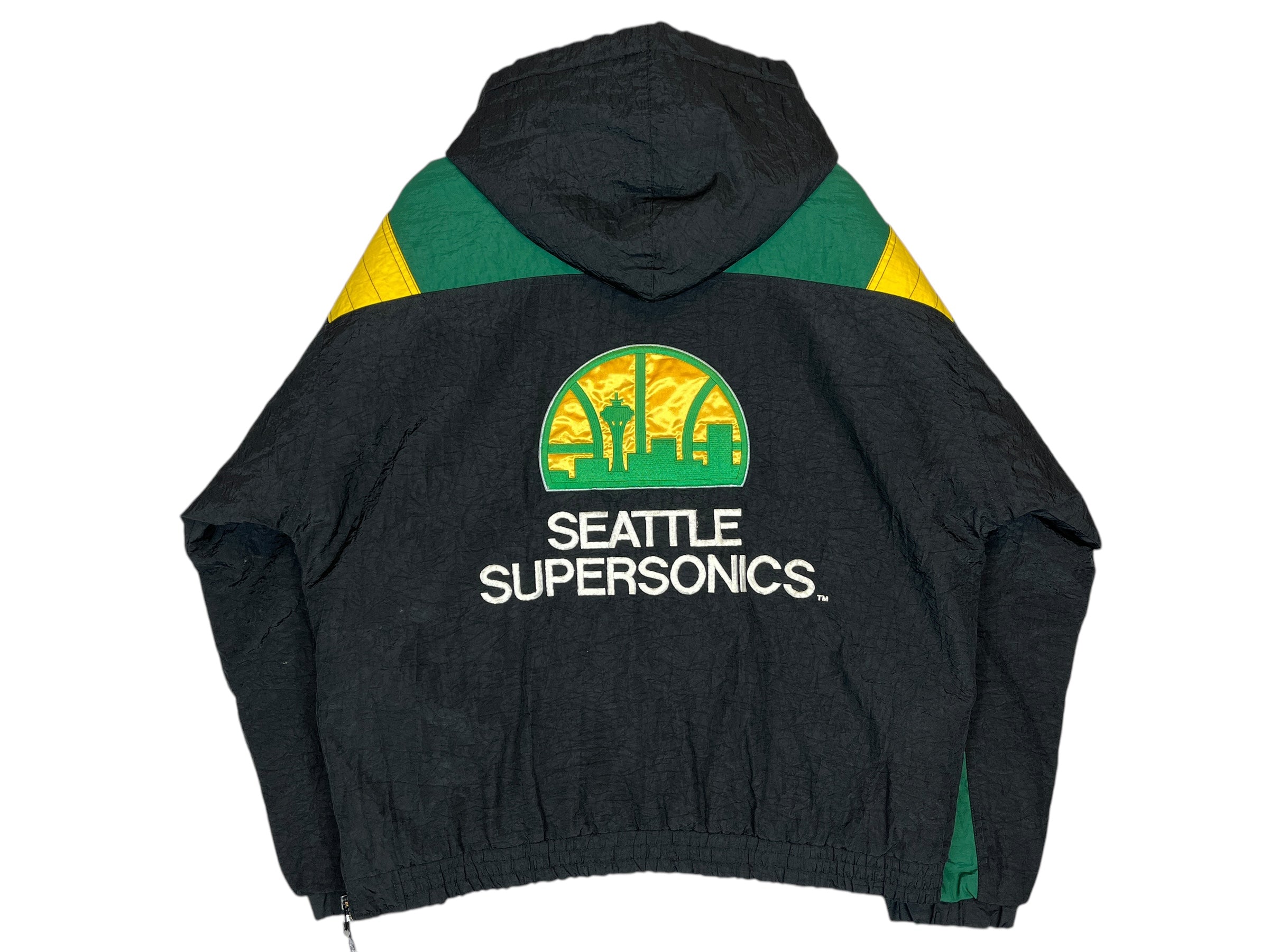 435609 (90s) Seattle Supersonics Pullover Starter Jacket