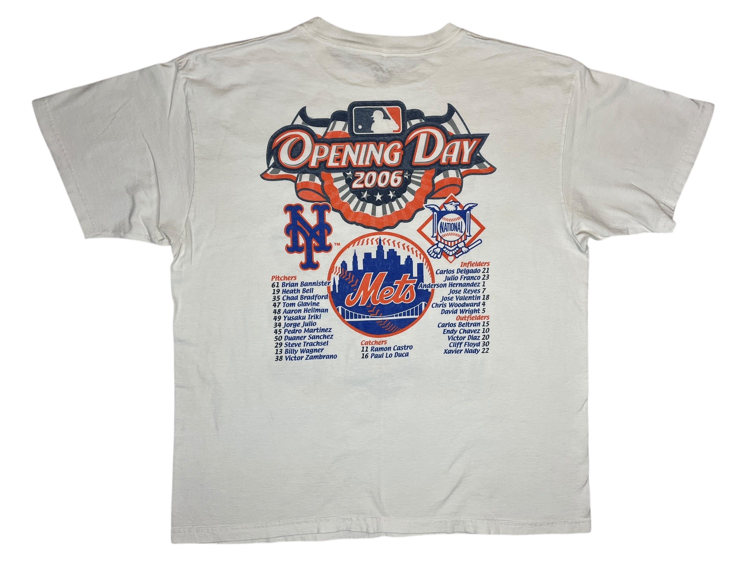 435505 (2006) New York Mets Opening Day Team Players Photo T-Shirt