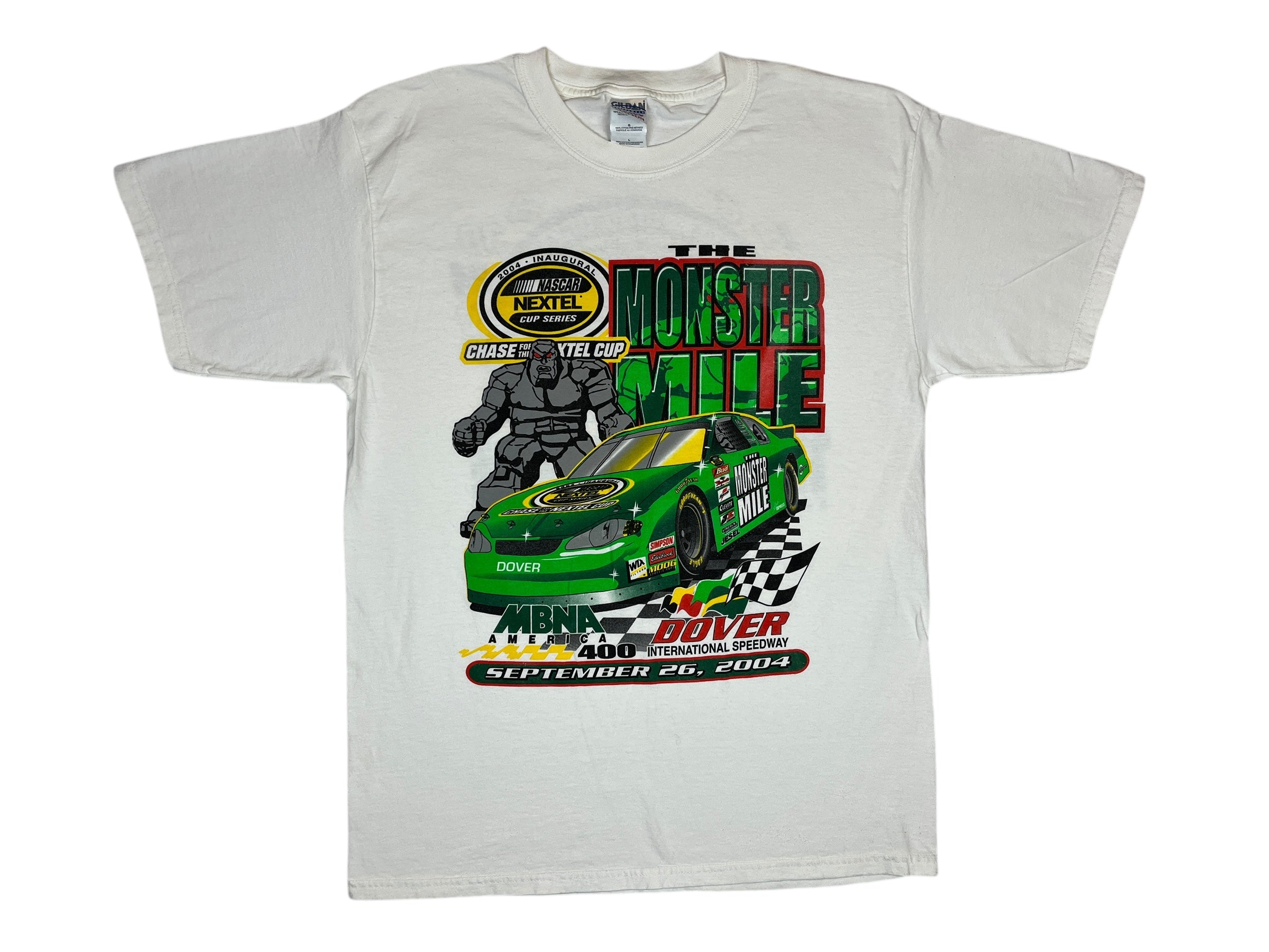 435563 (2004) The Monster Mile' Nascar Nextel Cup Dover Racing T-Shirt