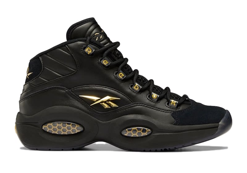 SP9182 Reebok Question Mid Black Gold