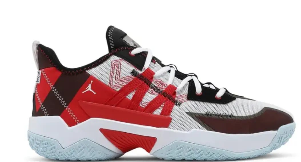 437695 Jordan One Take 2 'White University Red'