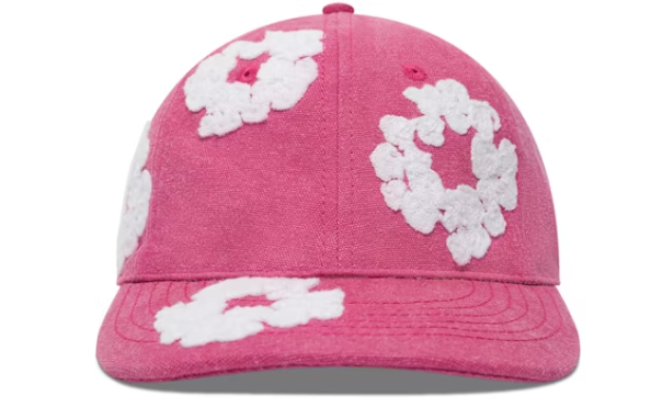 SP9827 Denim Tears Cotton Wreath Dyed Cap Pink