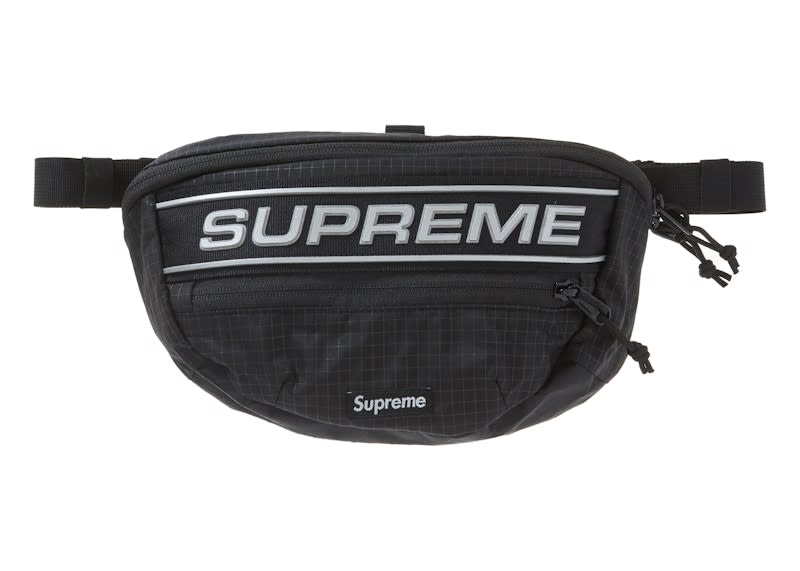 SP14775 Supreme Logo Waist Bag Black