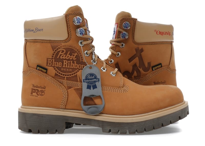 SP4846 Timberland PRO 6" Soft Toe Work Boot Pabst Blue Ribbon Wheat Nubuck