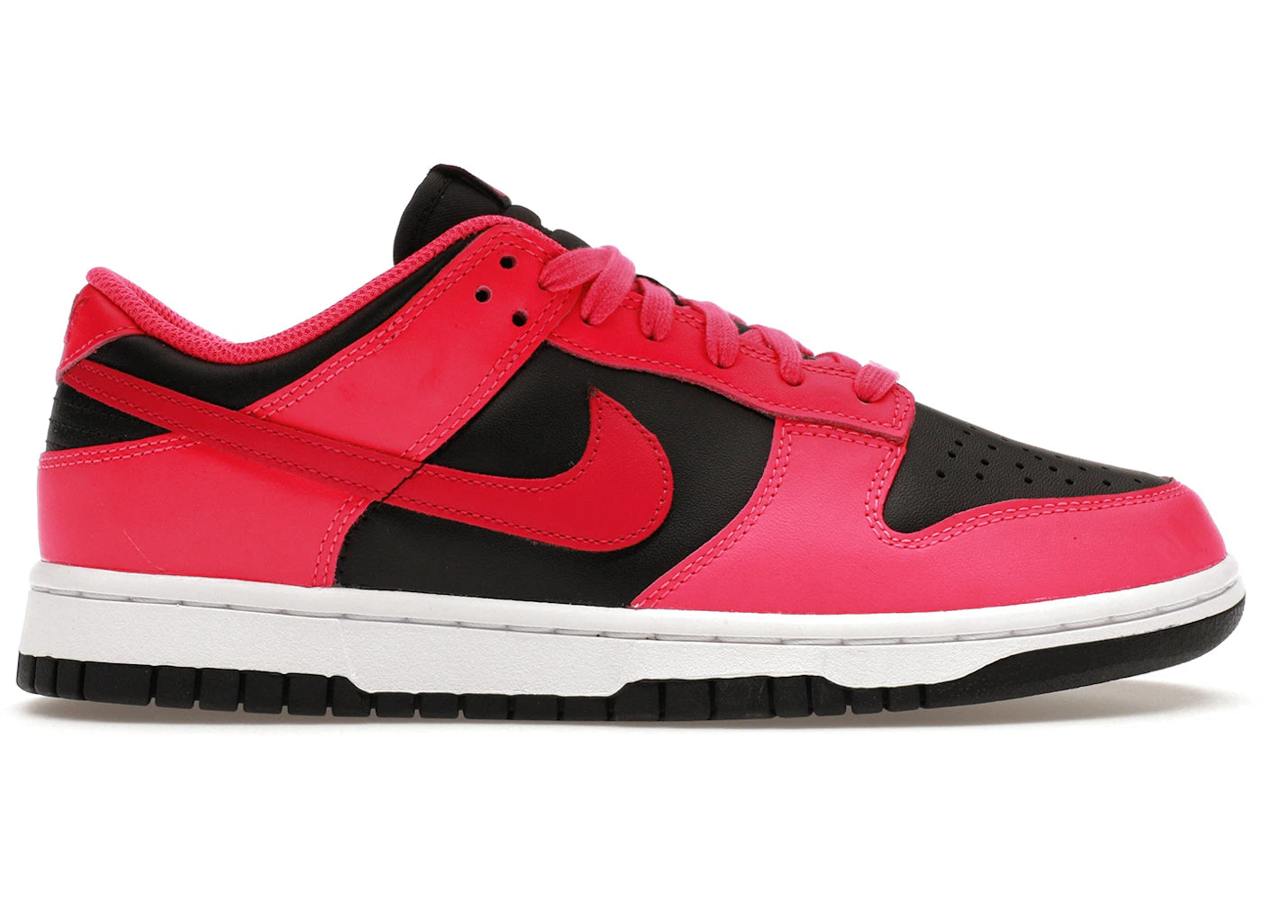 650124 Nike Dunk Low Fierce Pink Black (Women's)