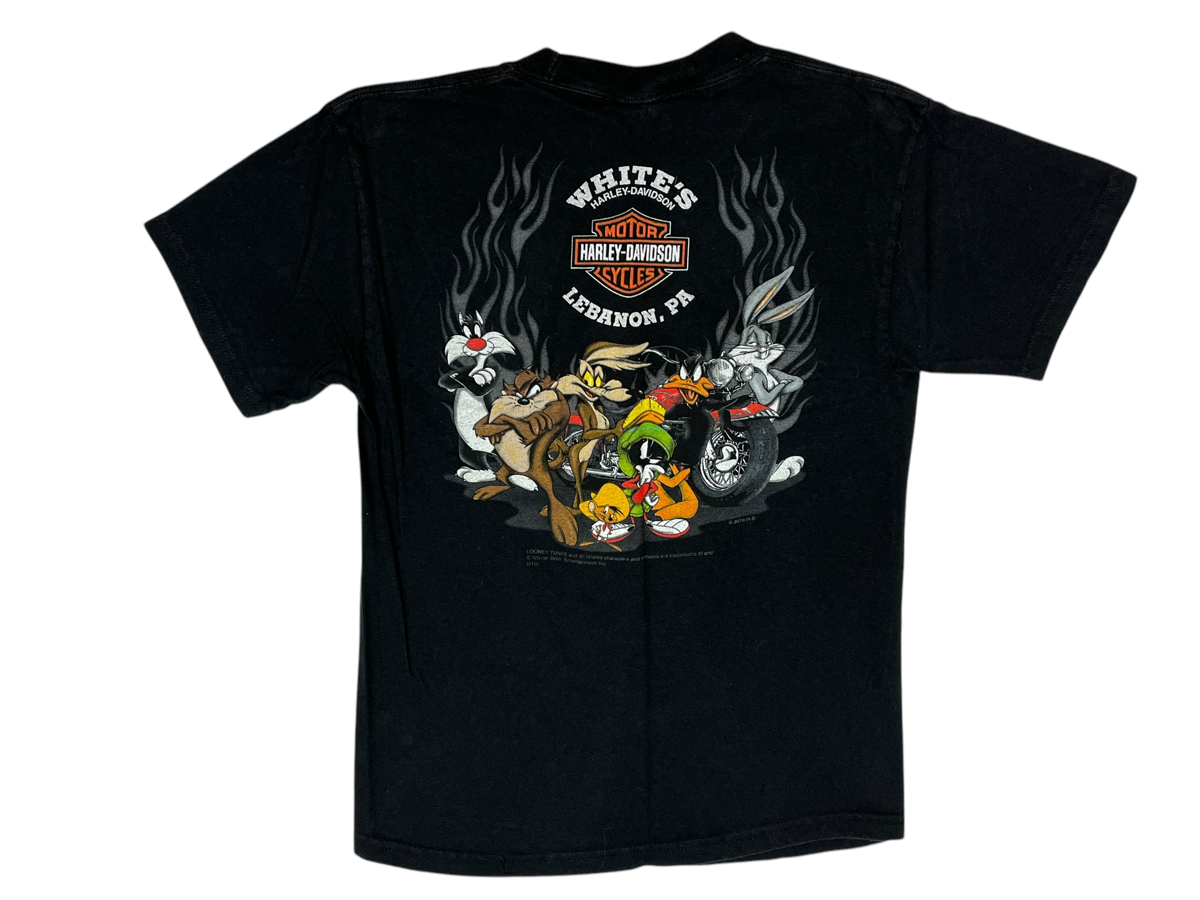 375186 (2011) Harley Davidson Taz Big & Bad Looney Tunes T-Shirt