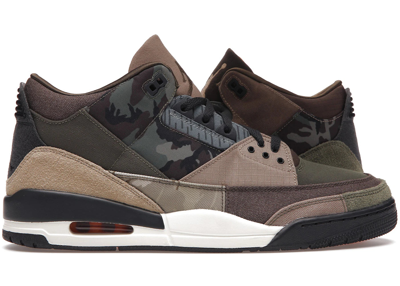 698366 Jordan 3 Retro Patchwork Camo