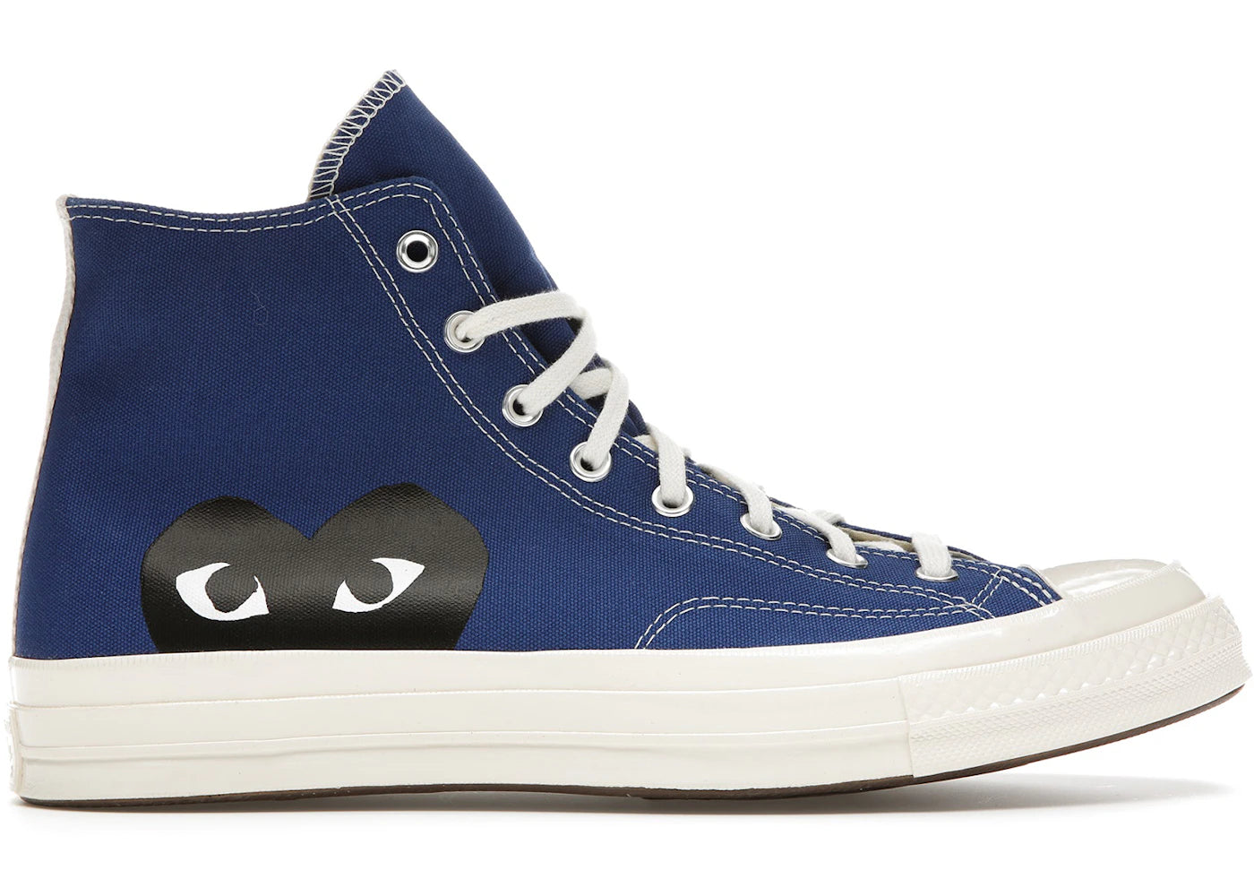 766853 Converse Chuck Taylor All Star 70 Hi Comme des Garcons PLAY Blue Quartz