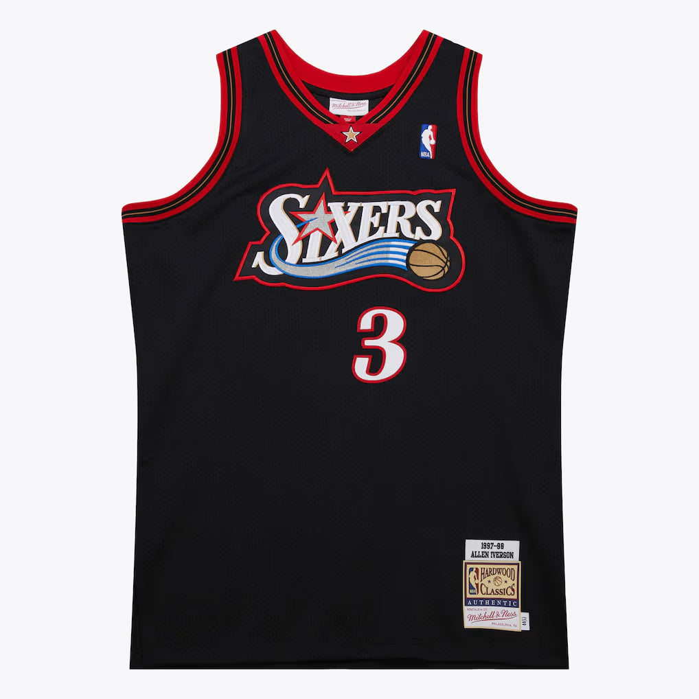 SP15177 Allen Iverson Philadelphia 76ers 1997-98 Mitchell & Ness Authentic Jersey