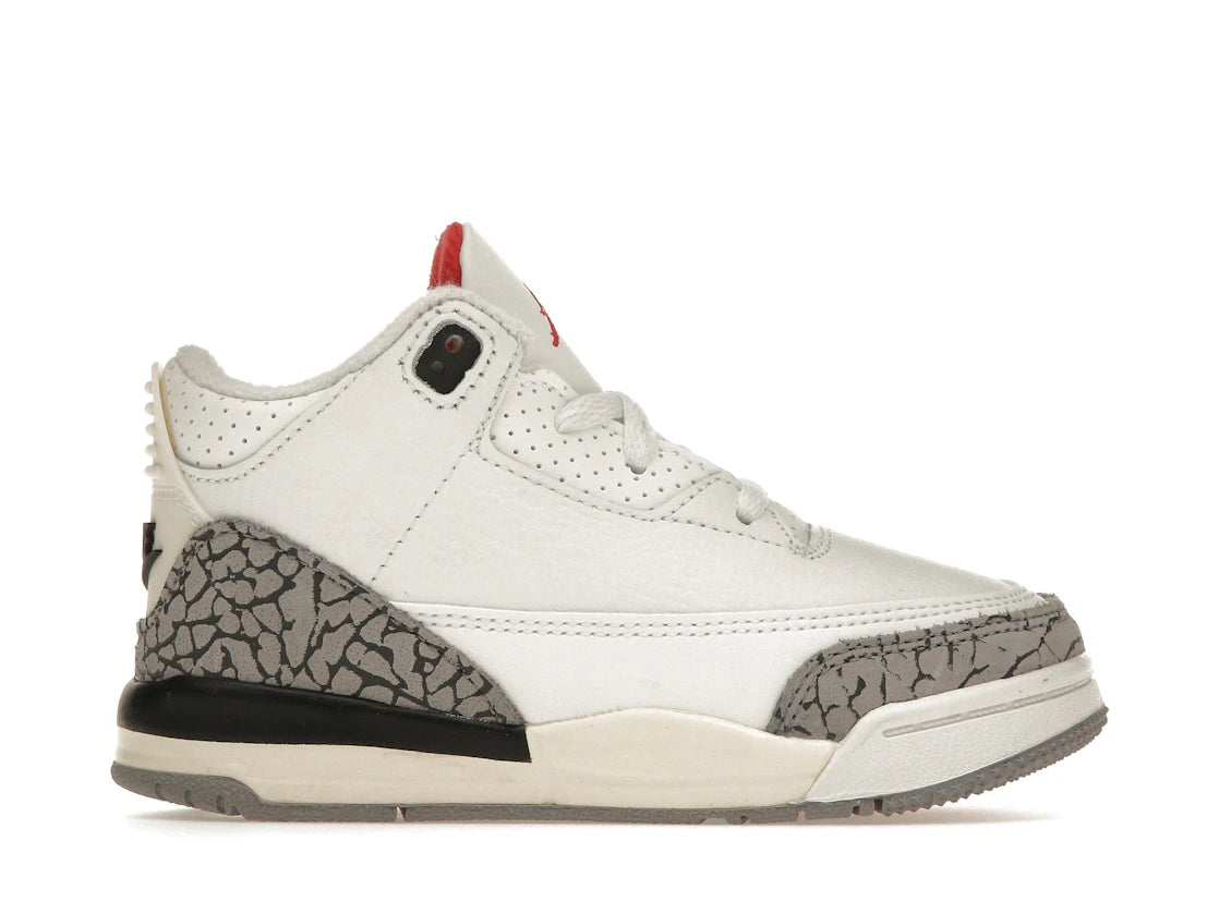 282287 Air Jordan 3 Retro TD 'White Cement Reimagined'