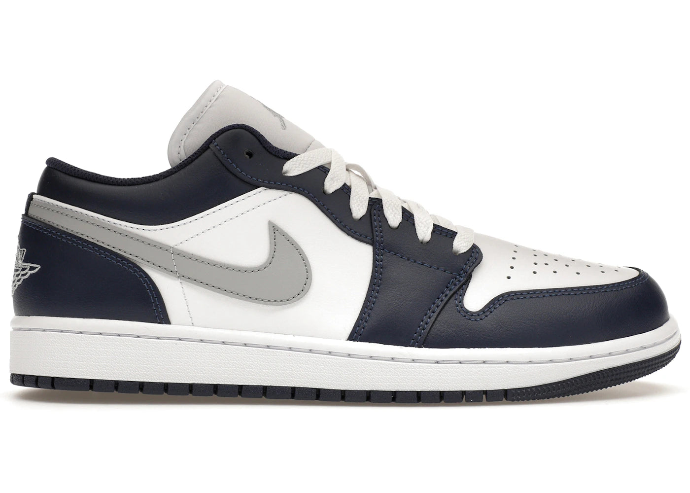 778782 Jordan 1 Low Wolf Grey Midnight Navy
