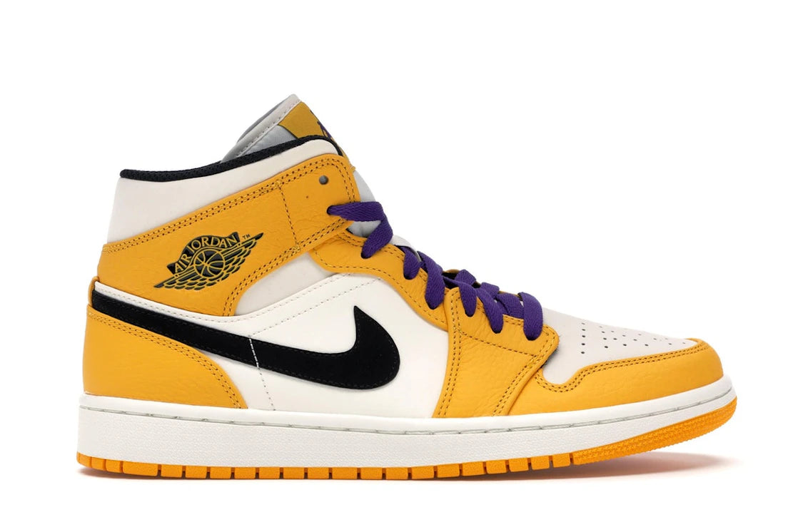 644703 Air Jordan 1 Mid 'Lakers'