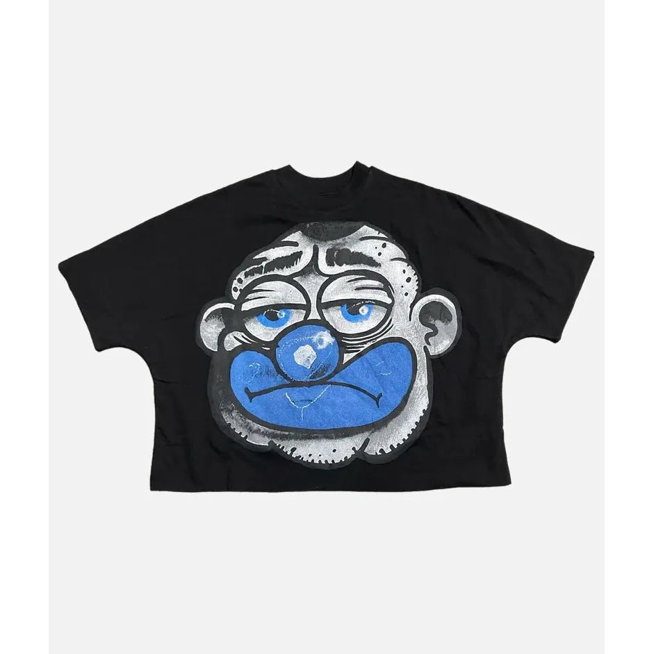 411810 Billionaire Studios Bloo Frown Tee Black