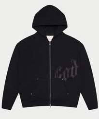 SP5796 OG Logo Hoodie V2 (Black Satin/Black)