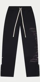 SP5804 OG Logo Sweatpants V2 (Black Satin/Black)