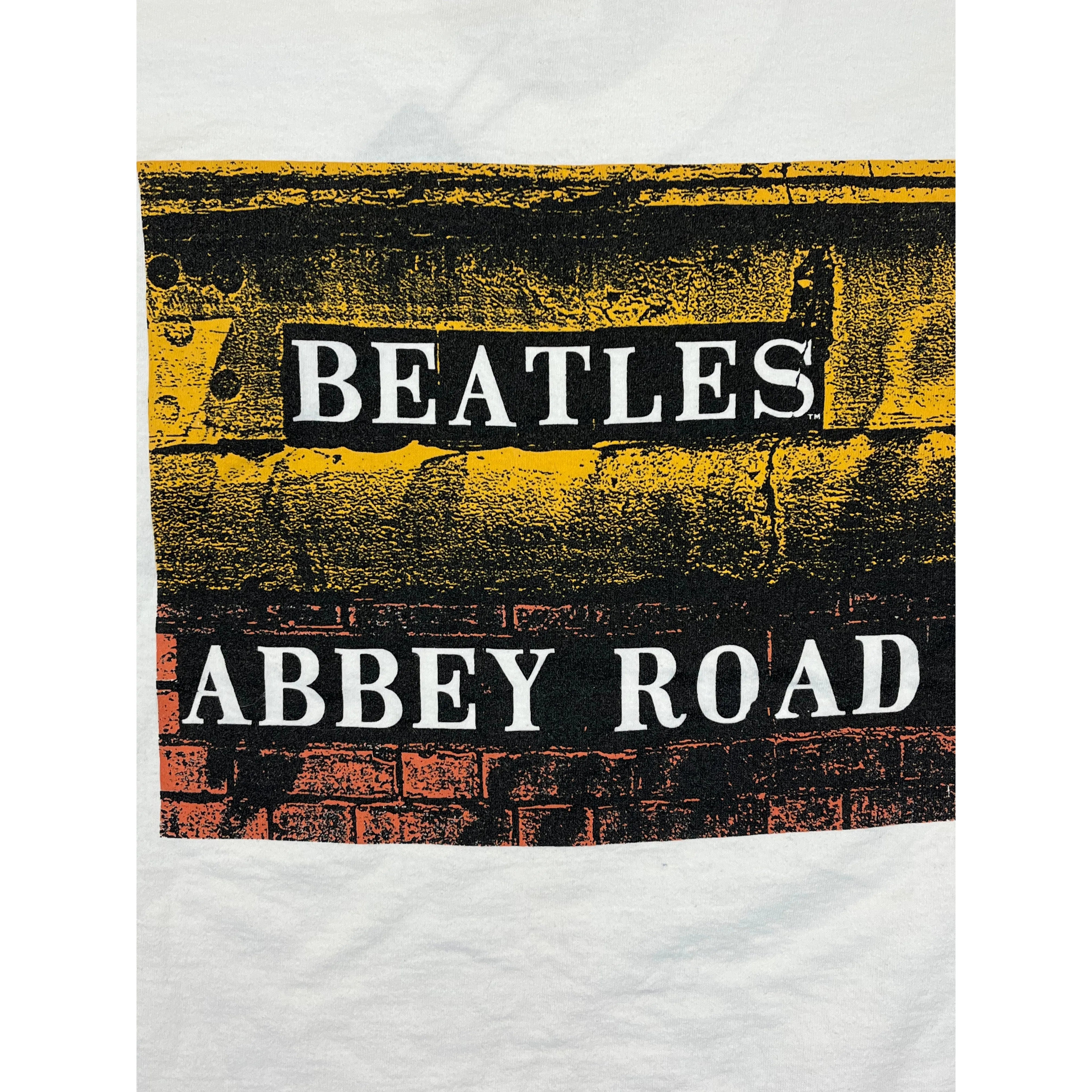271165 (1990) The Beatles Abbey Road Album Photo Double Sided T-Shirt