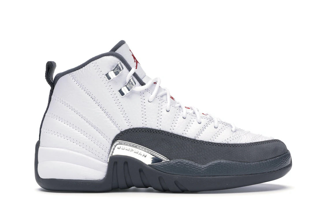 643287 Jordan 12 Retro White Dark Grey (GS)