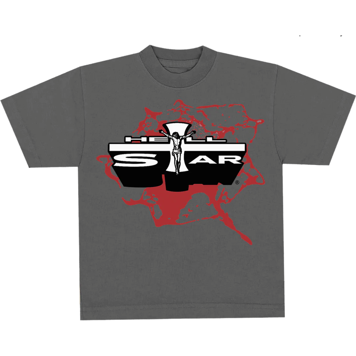 274993 Hellstar Path to Paradise Tee Jesus Emblem Vintage Black