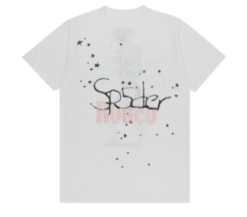 350617 Cactus Jack by Travis Scott x Sp5der Days Before Rodeo Tee II 'White'