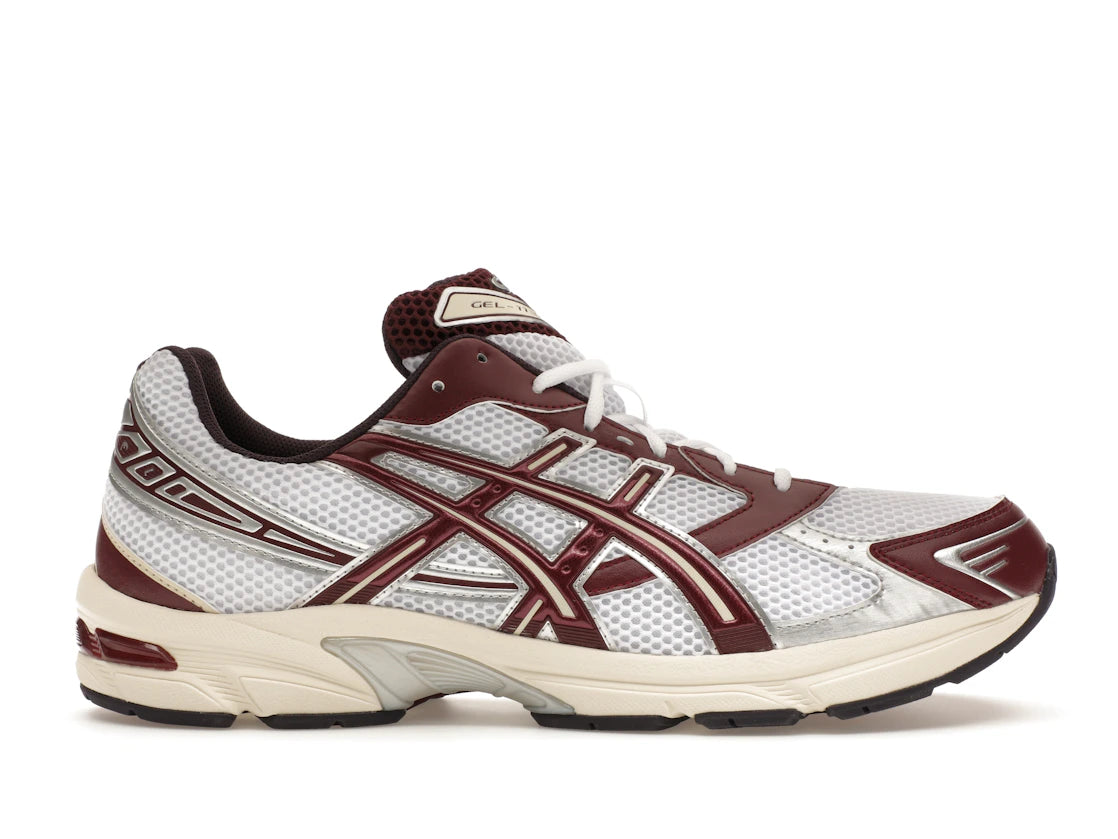 791471 ASICS Gel-1130 White Maroon Banner