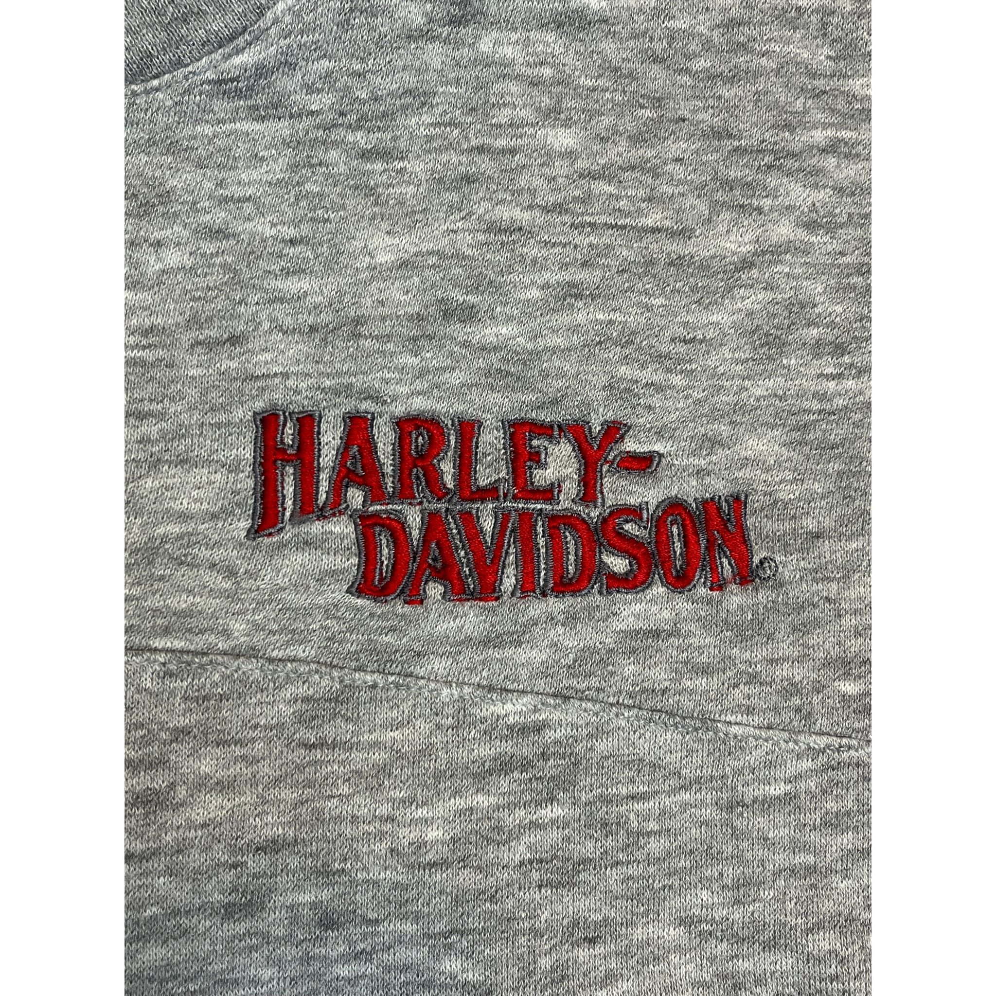 256511 (80s) Harley Davidson Button Crewneck