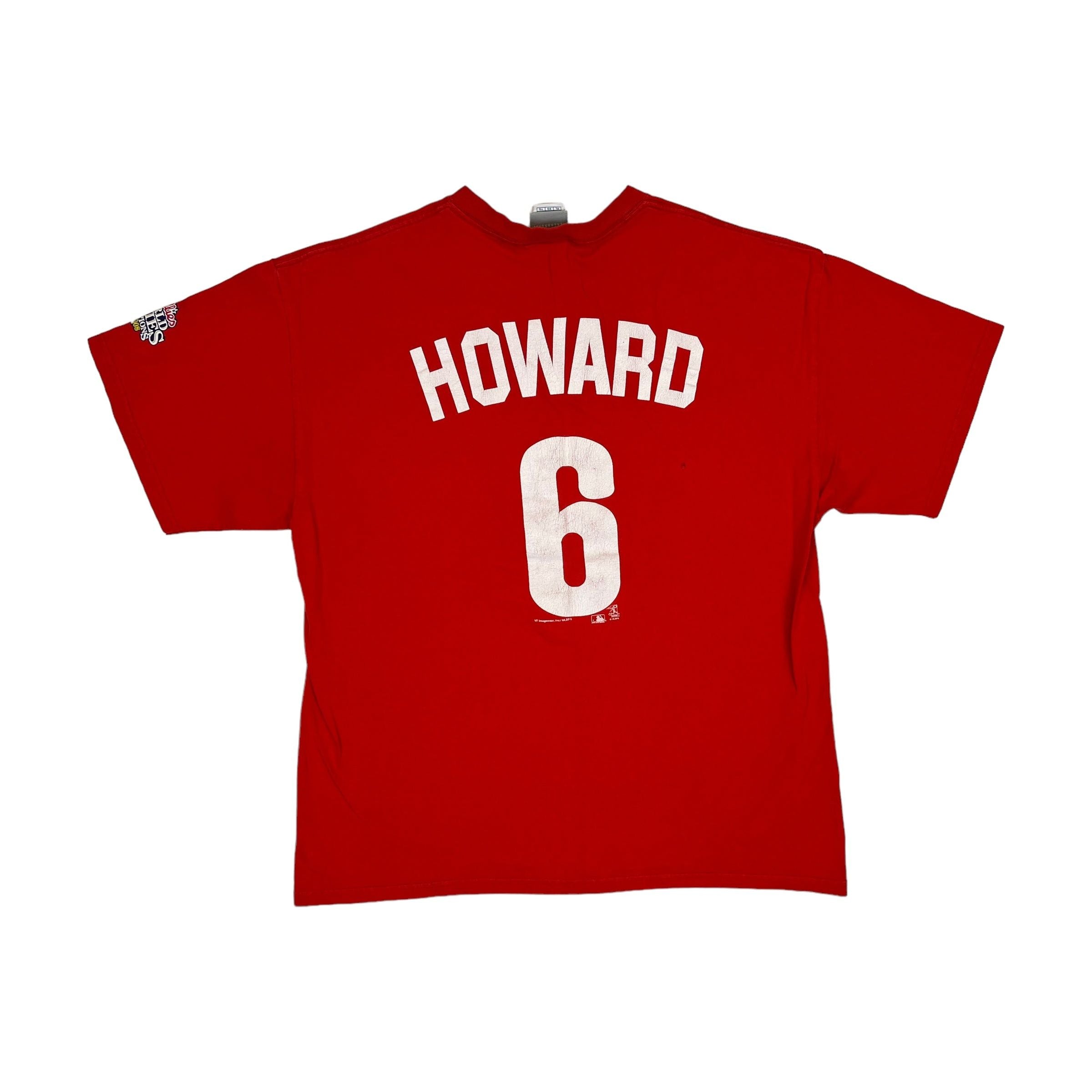 259923 (2008) Ryan Howard Phillies World Series T-Shirt Jersey
