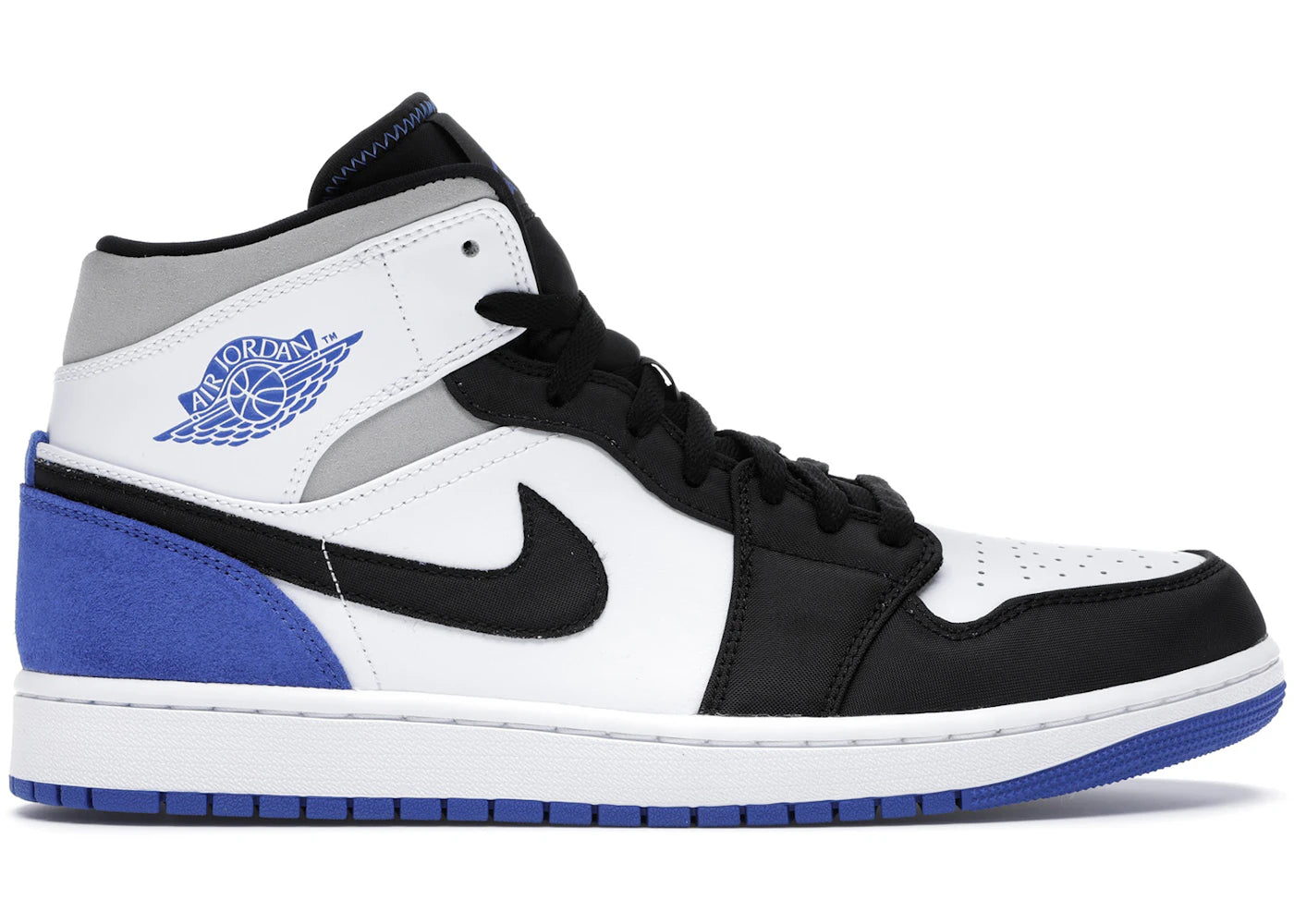 640877 Jordan 1 Mid SE Royal Black Toe