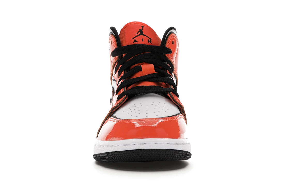 339791 Air Jordan 1 Mid SE GS 'Turf Orange'